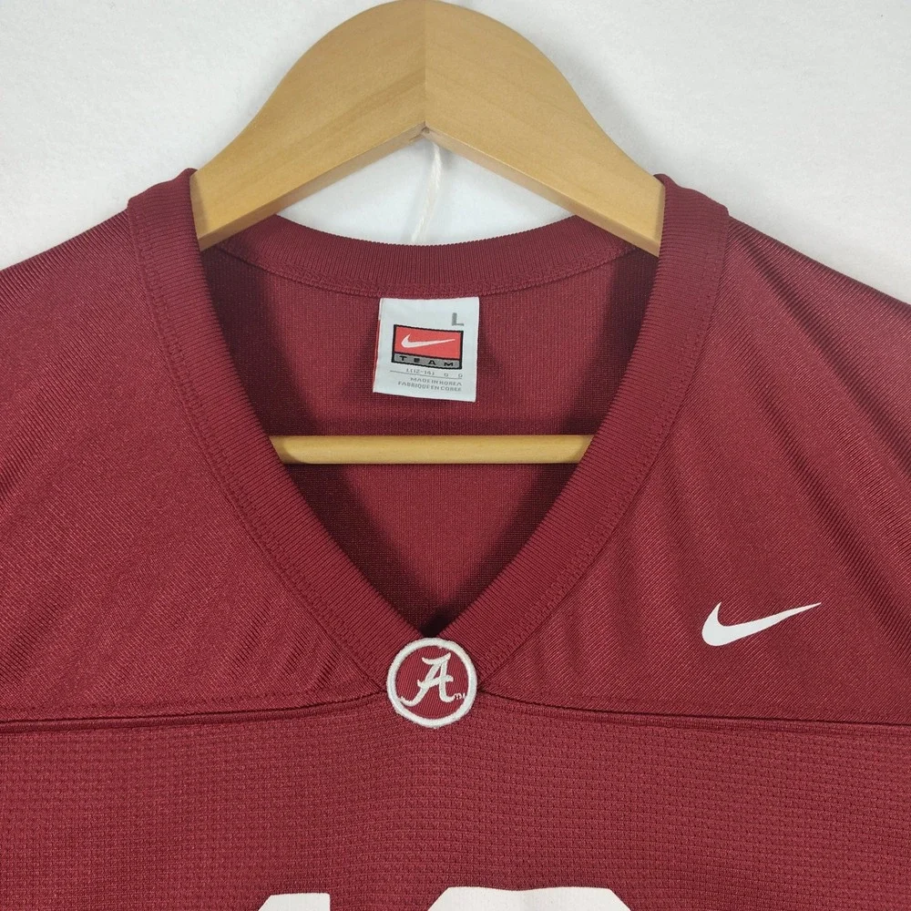 Nike Alabama Crimson Tide Jersey Womens Large Red 12 Football Top